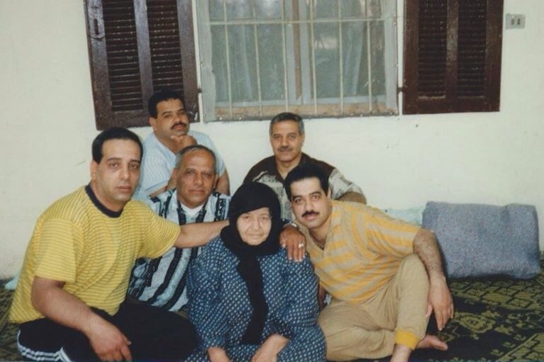 Hamid's grandmother with her sons