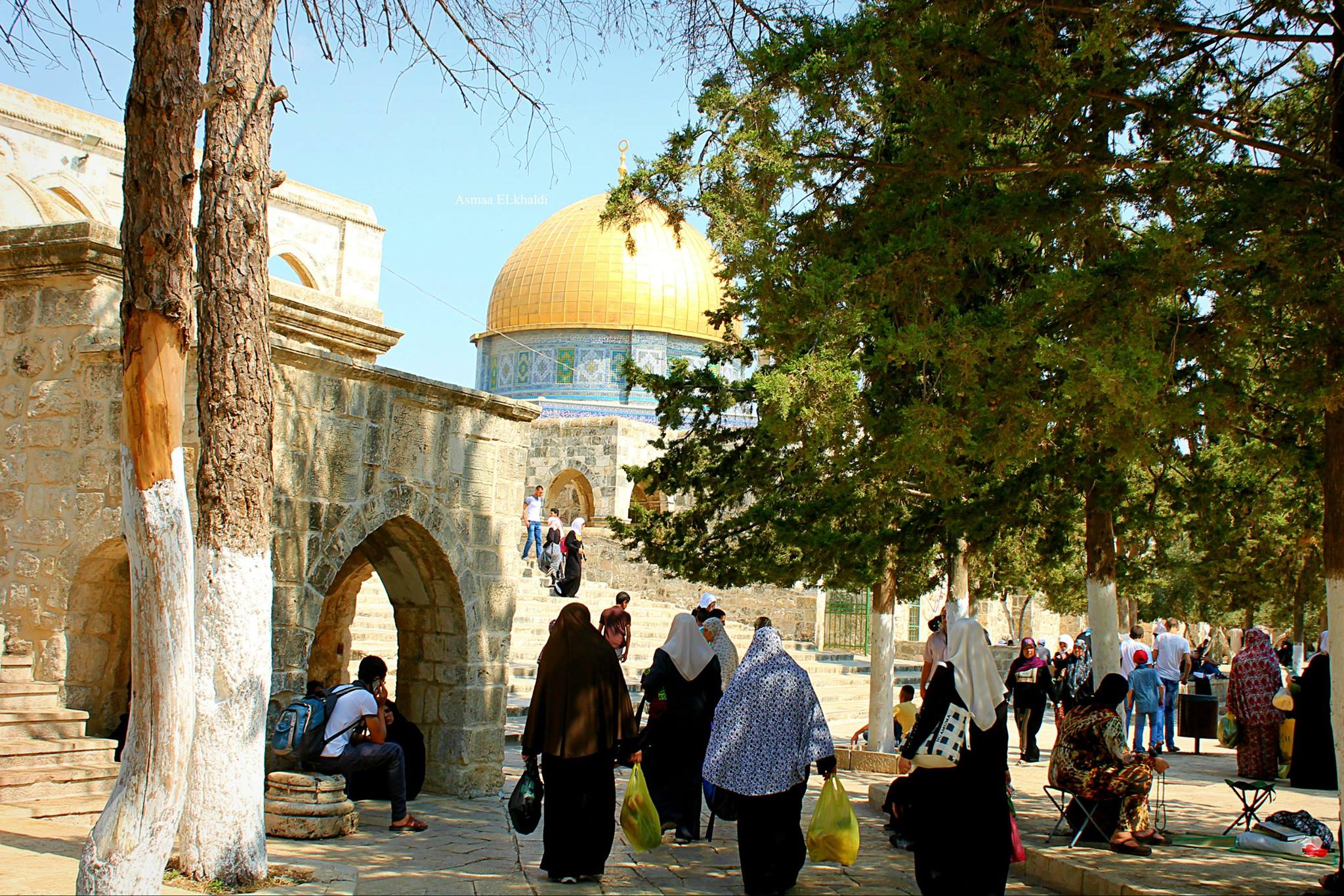 Leading up to Al-Aqsa Mosque
