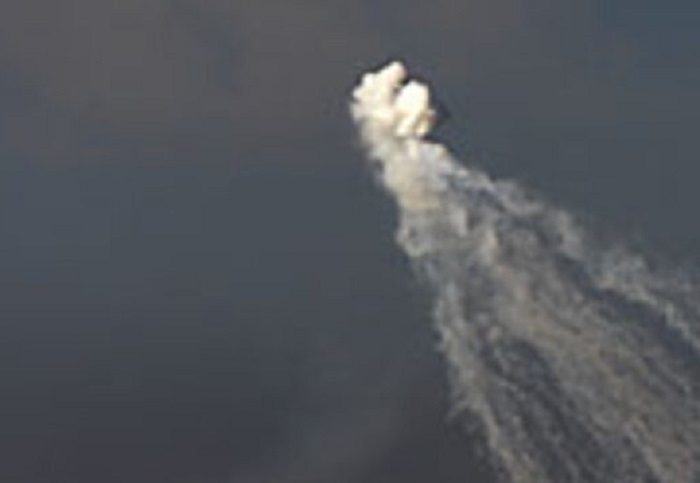 phosphorus bomb over Gaza