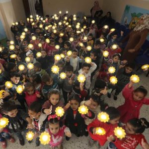 Little Suns make smiles in Gaza