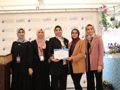 group with certificate of graduation
