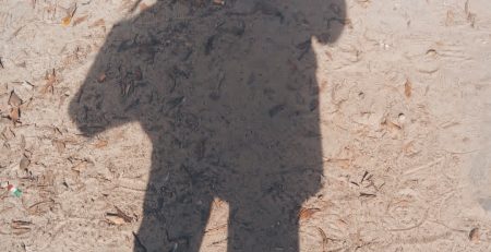 Shadow of a woman