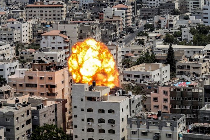 bomb on Gaza 2022