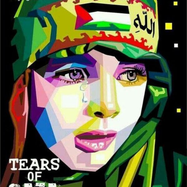 Gazan woman crying