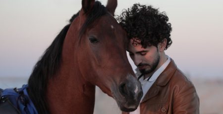 Ahmed Dremly with the horse, Dana