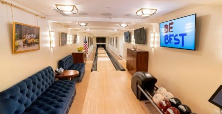 White House bowling alley